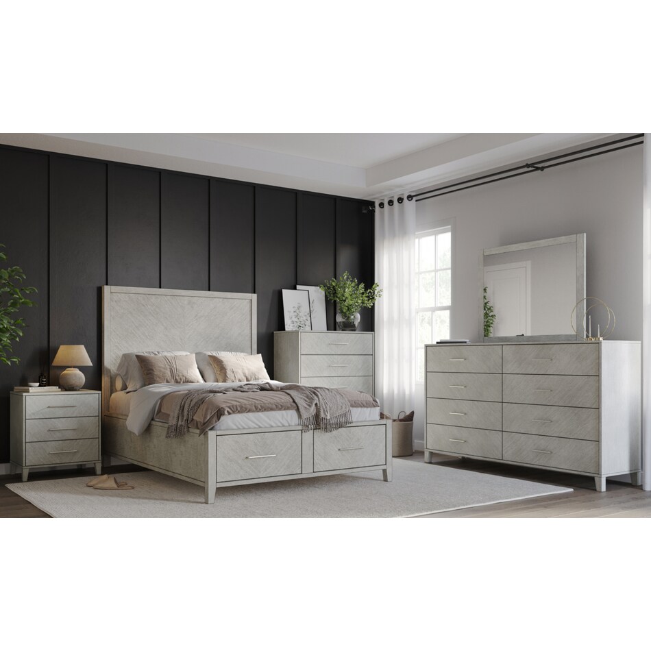  gray master bedroom   