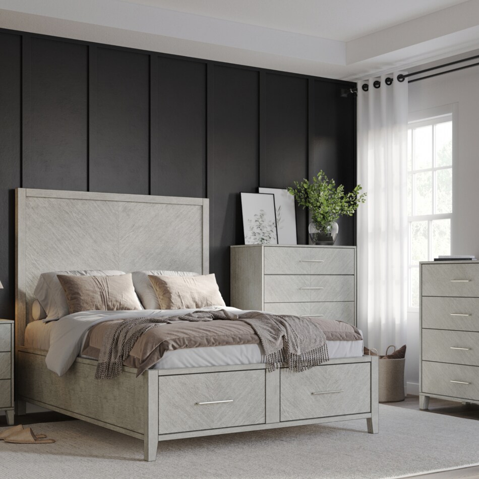  gray master bedroom   