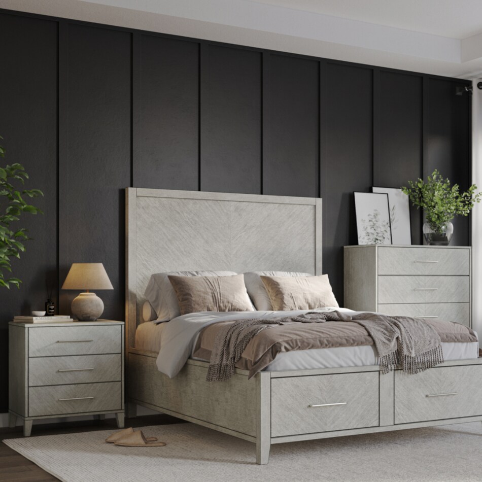  grey master bedroom   