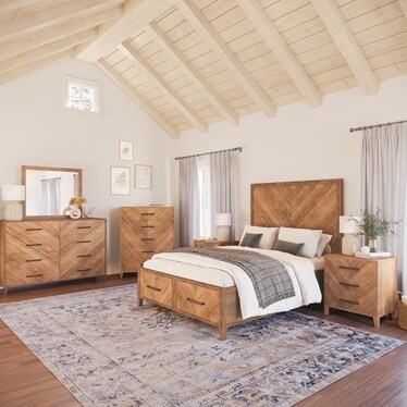 5PC QUEEN STORAGE BEDROOM SET