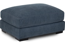  blue ottoman   