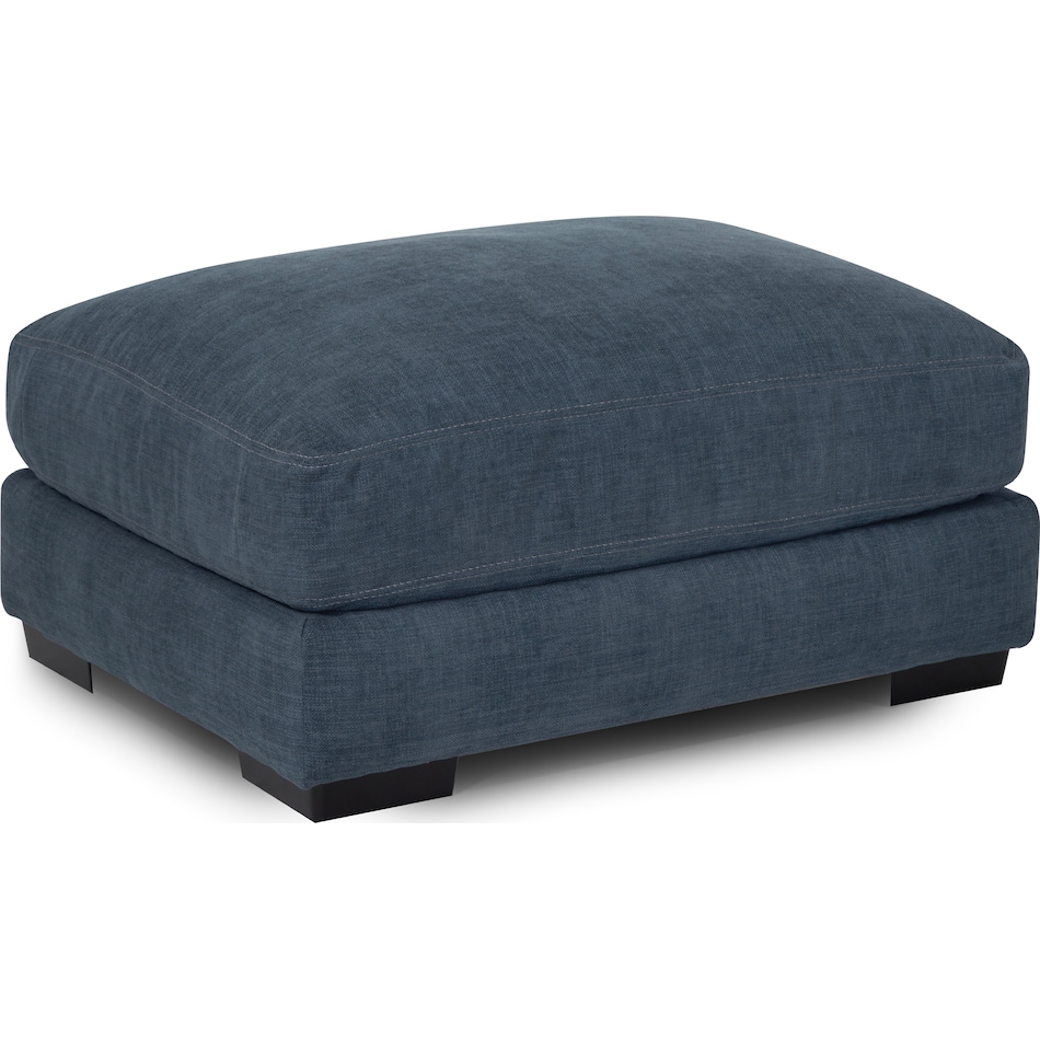  blue ottoman   