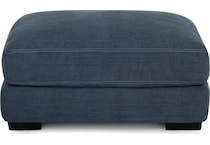  blue ottoman   