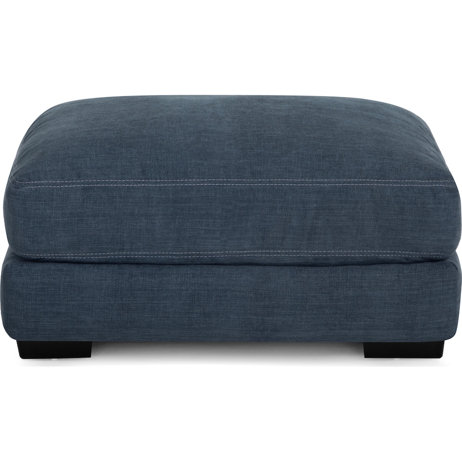  blue ottoman   