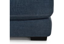  blue ottoman   