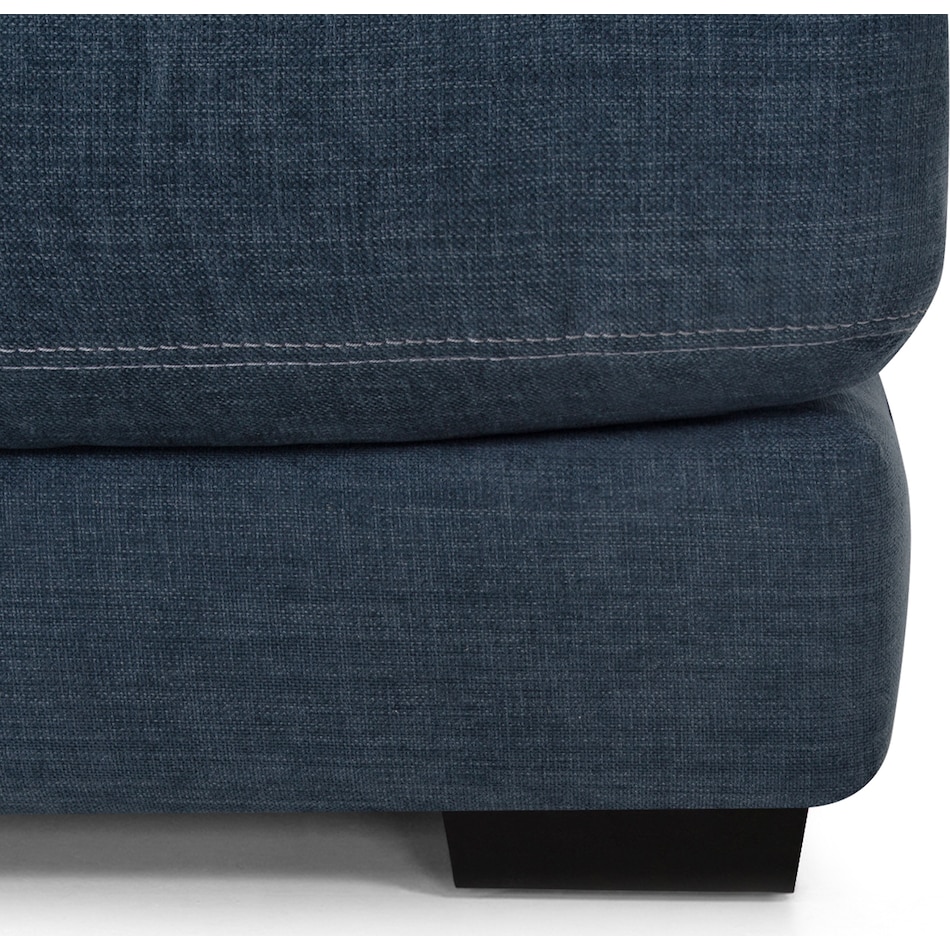  blue ottoman   