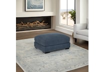  blue ottoman   
