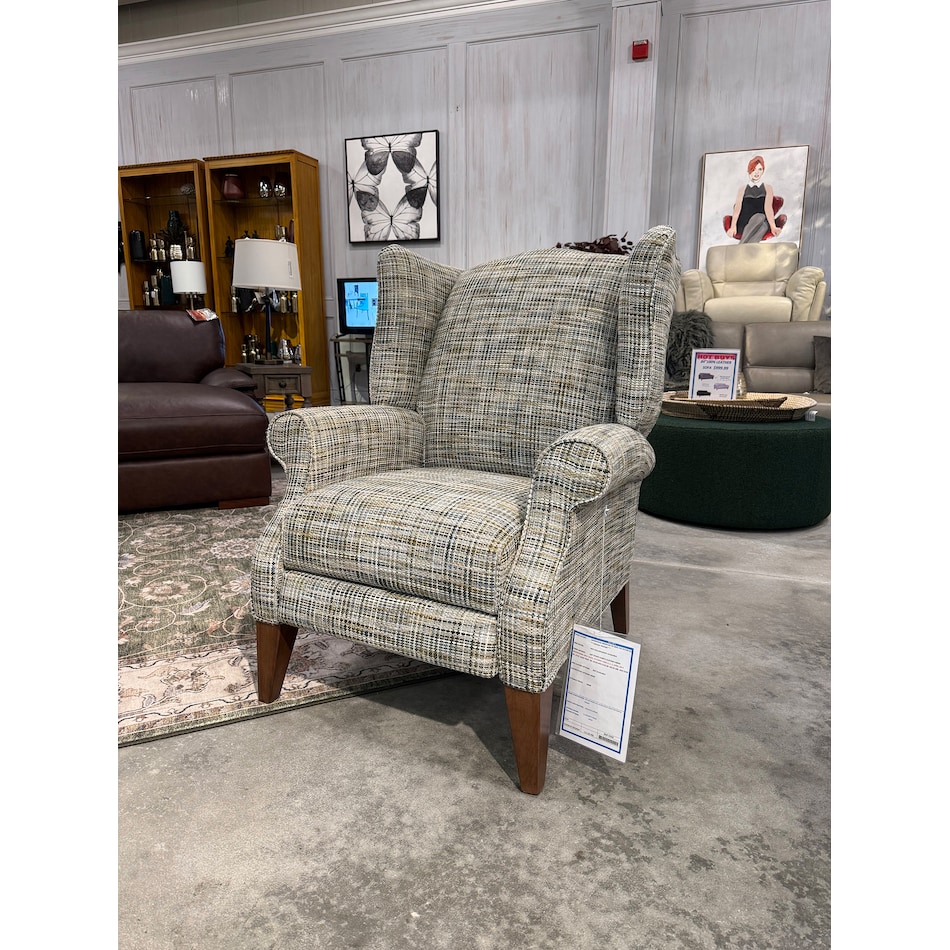  green recliner   