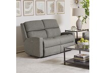  grey loveseat   