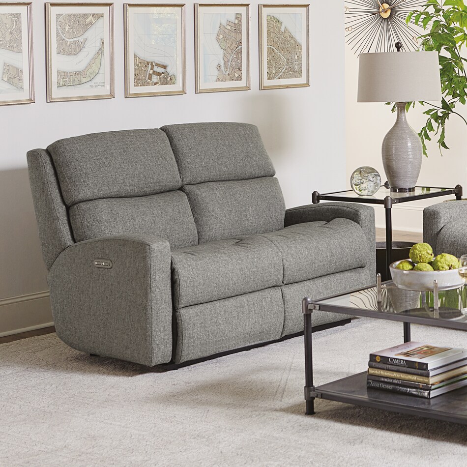  grey loveseat   
