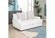  white loveseat   