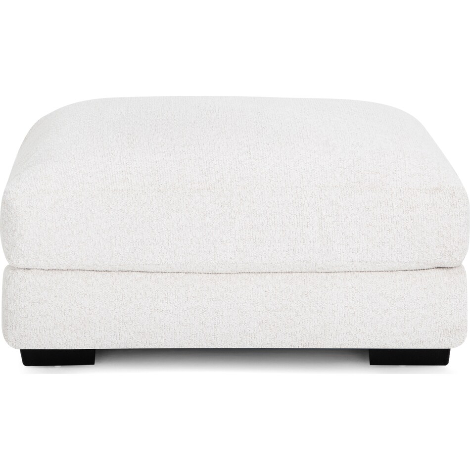  white ottoman   