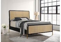 black master bedroom   