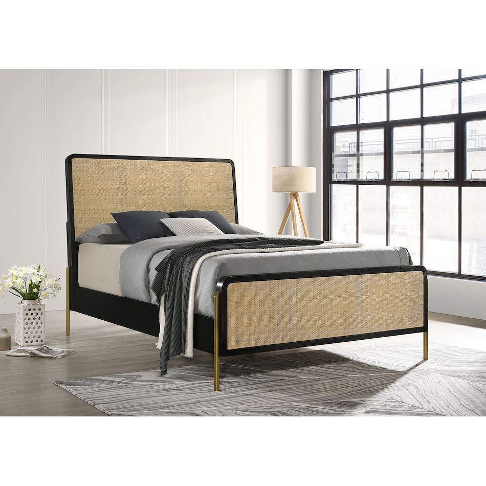  black master bedroom   