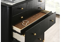 black master bedroom   