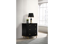  black master bedroom   