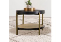  black occasional tables all   