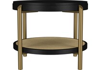  black occasional tables all   