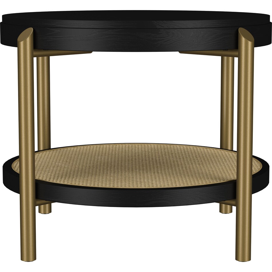  black occasional tables all   