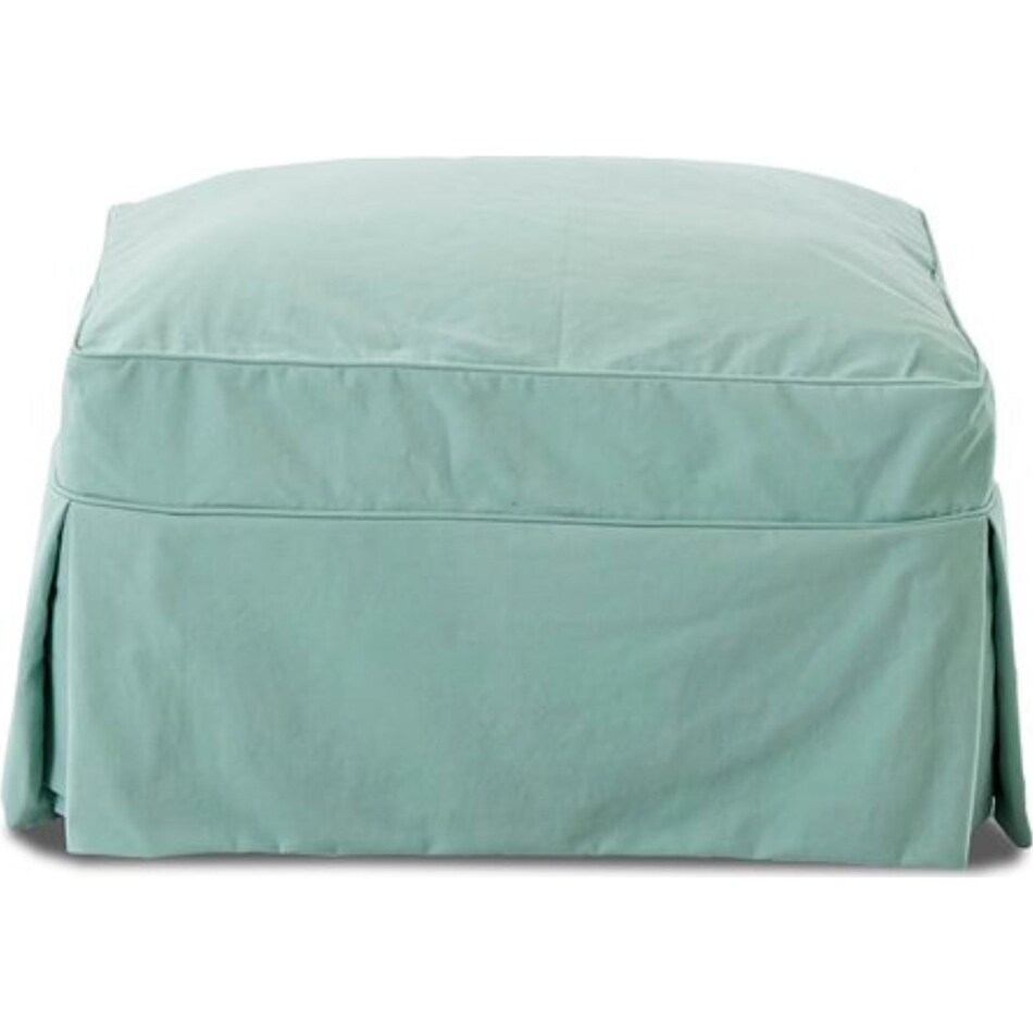  green ottoman   