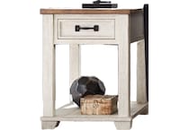  two tone occasional tables all   