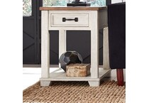  two tone occasional tables all   