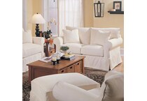  white loveseat   