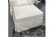  white ottoman   