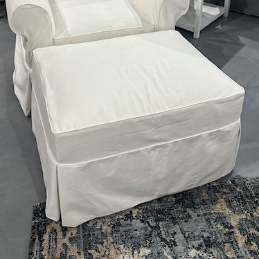 Jenny Slipcover Ottoman