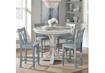Coastal Classic 5 Piece Counter Table Set
