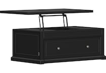  black occasional tables all   