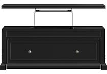  black occasional tables all   