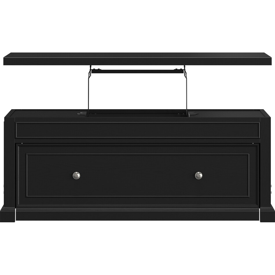  black occasional tables all   