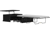  black occasional tables all   