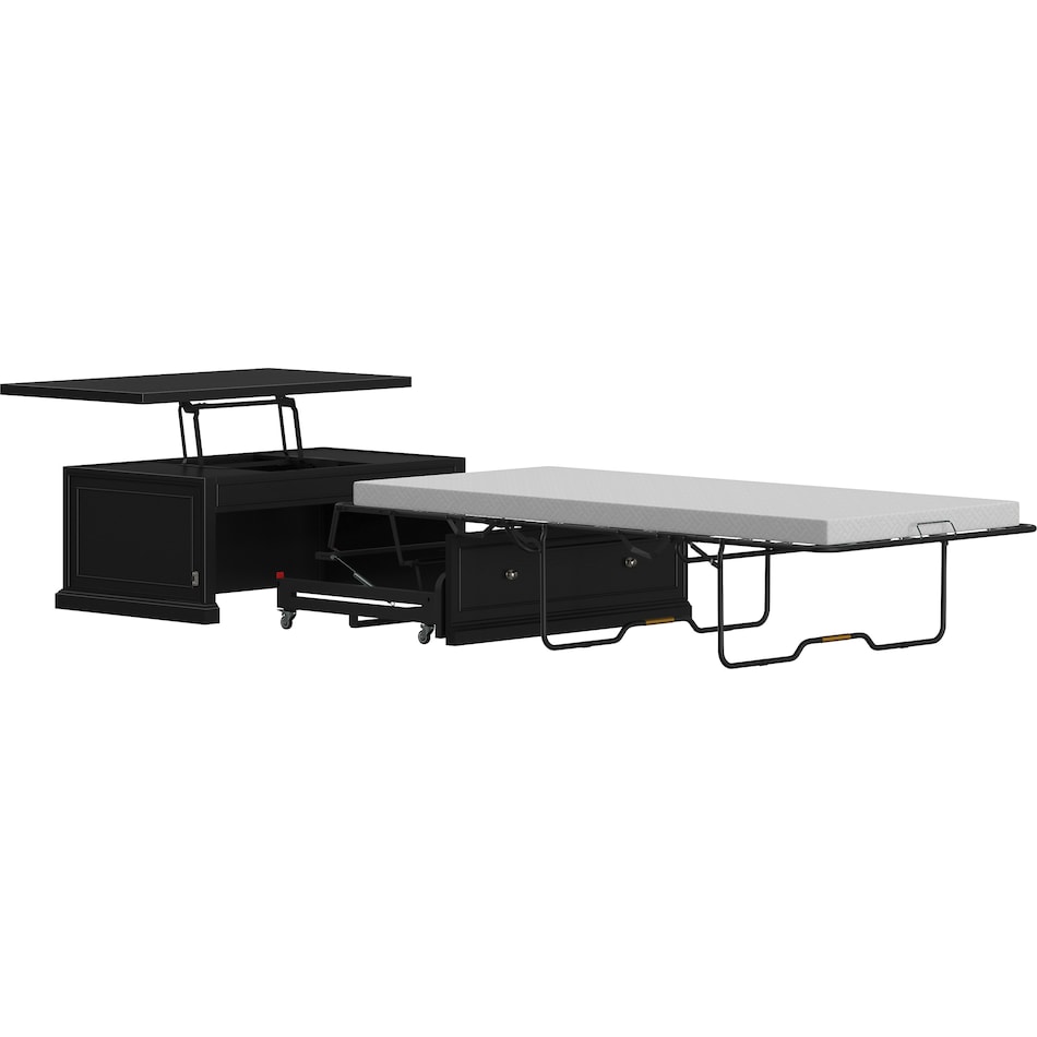  black occasional tables all   