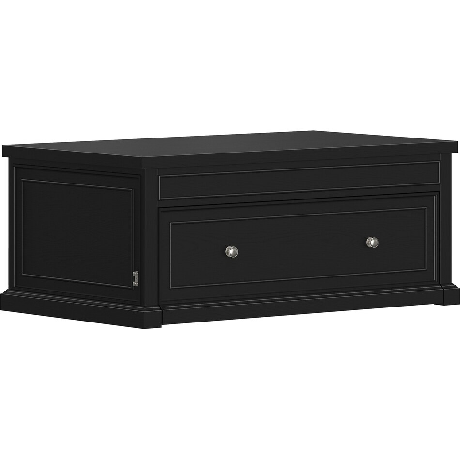  black occasional tables all   