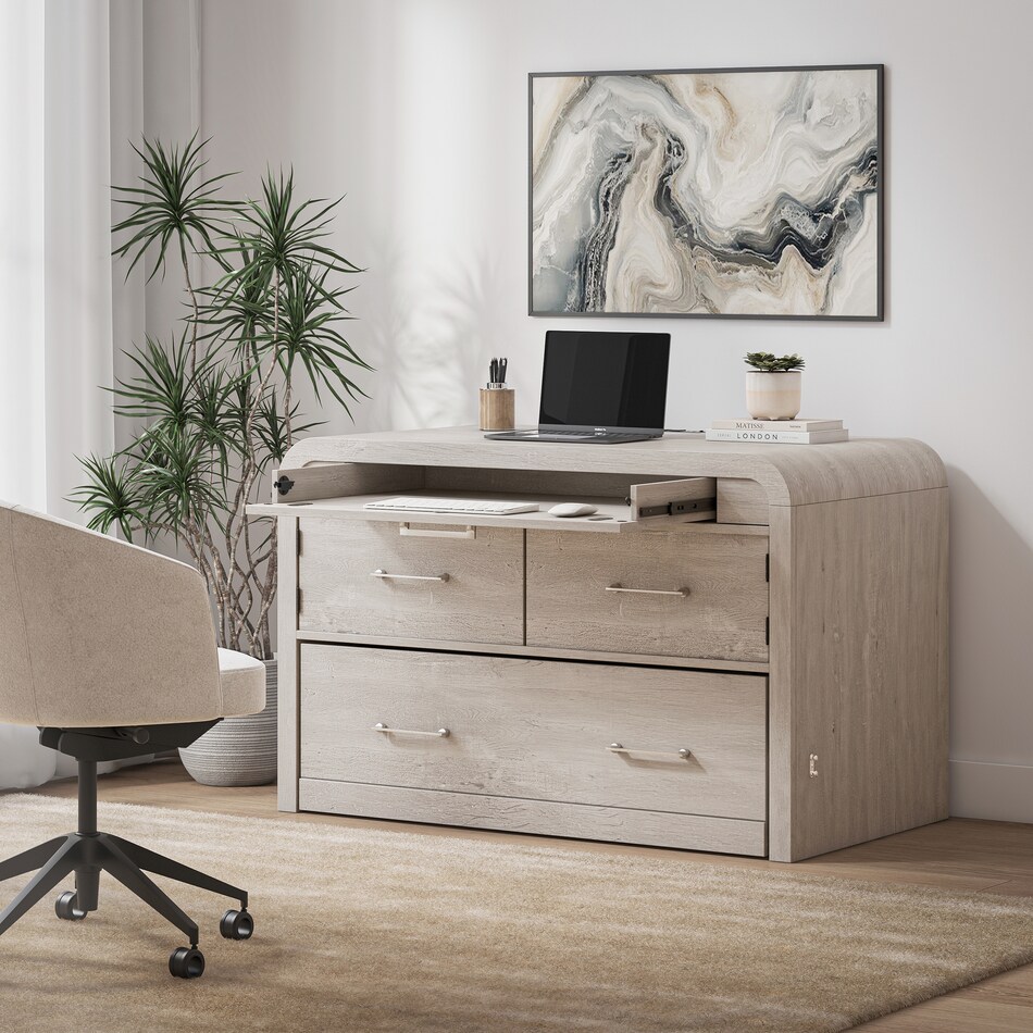  gray home office   