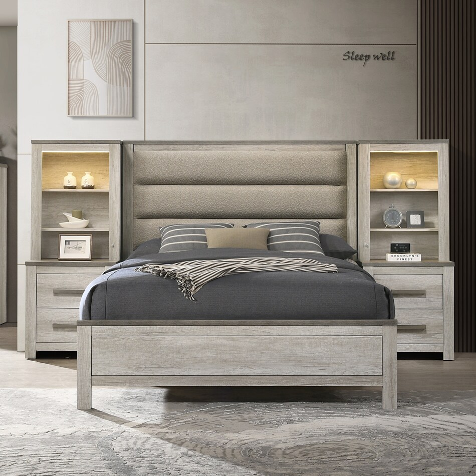 gray master bedroom   