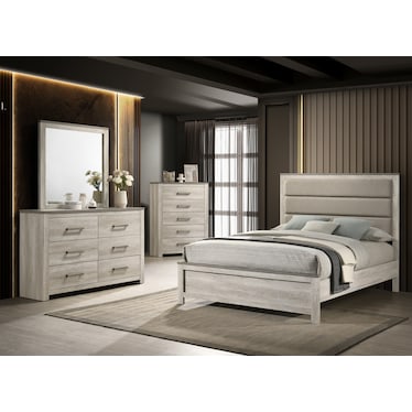 Sandy Pier 4 Piece Queen Bedroom