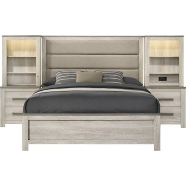 Sandy Pier King Bed Wall