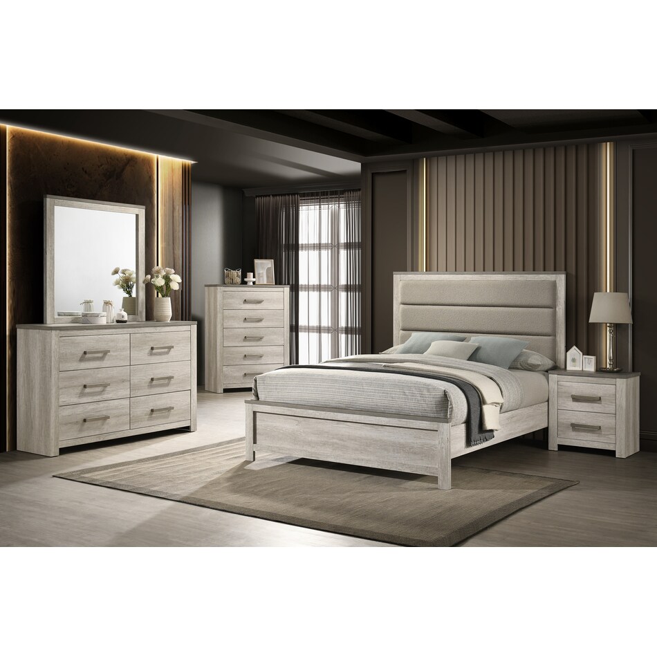  gray master bedroom   