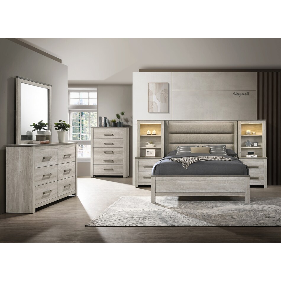  gray master bedroom   