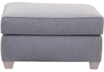  blue ottoman   