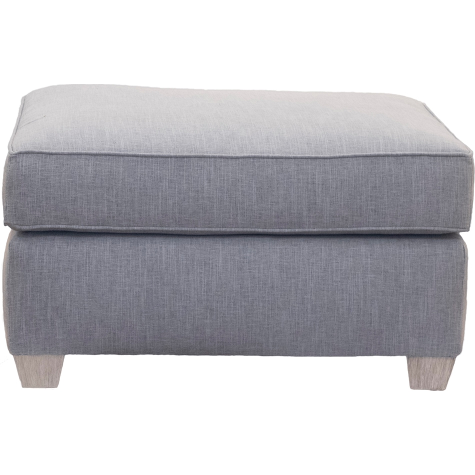  blue ottoman   