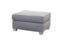  blue ottoman   