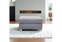  blue ottoman   
