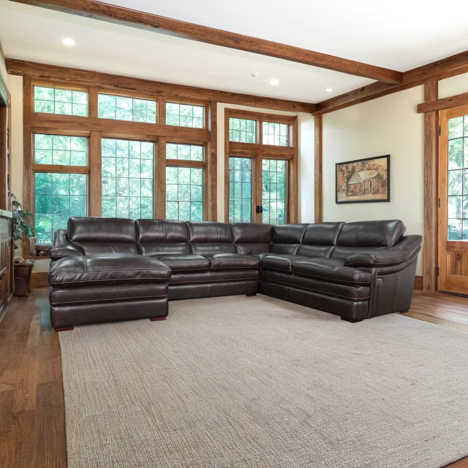  brown leather   