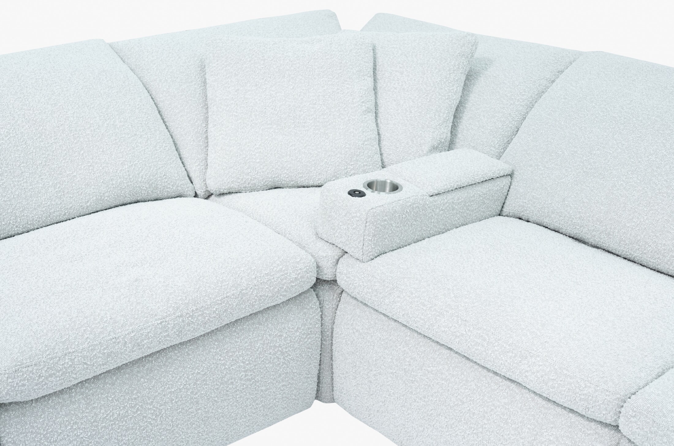 Shannon 5 Piece Power Sectional