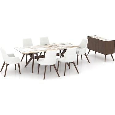 Downtown Dining 7 Piece Dining Set