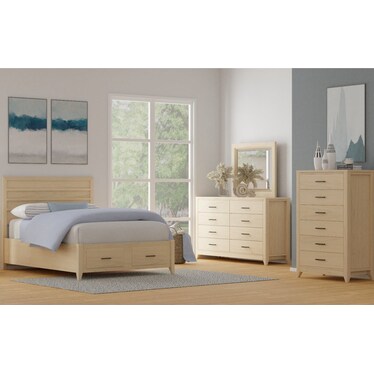 4PC KING STORAGE BEDROOM SET